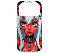 Custodia per iPhone 17 Pro Demon Girl Anime Tattoos Graphic