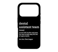 Custodia per iPhone 17 Pro Dental Tech Floss League Definizione Dental Assistant Team