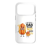Custodia per iPhone 17 Pro Design con hot dog e mini hot dog con scritta "Greatest Father"