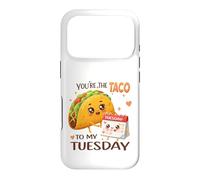 Custodia per iPhone 17 Pro Design con scritta "You're the Taco To My Tuesday"