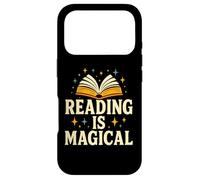 Custodia per iPhone 17 Pro Design divertente per amanti dei libri "Reading Is Magic"