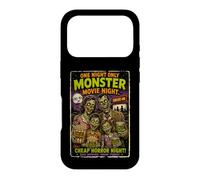 Custodia per iPhone 17 Pro Design Horror Retro Zombie Monster Movie Drive-In