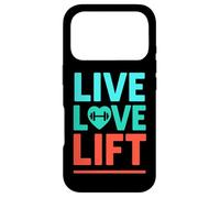Custodia per iPhone 17 Pro Design Live Love Lift Gym Fitness sollevamento pesi