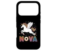 Custodia per iPhone 17 Pro Design magico Nova Unicorn Girl Nome