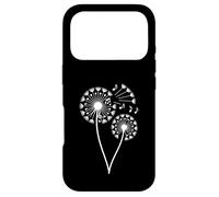 Custodia per iPhone 17 Pro Design musicale con dente di leone e fiori, per amanti della natura