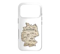 Custodia per iPhone 17 Pro Deutschland Karte Der Landeskinder Germania Vintage Mappa