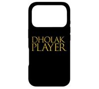 Custodia per iPhone 17 Pro Dholak Player - Strumento ritmico oscuro musicista Dholak