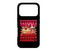 Custodia per iPhone 17 Pro Diagnosi divertente diagnosticata con emergenza cronica dessert