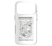 Custodia per iPhone 17 Pro Diagramma della macchina da caffè ingegnere Ingegneria divertente della caffeina