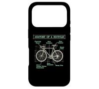 Custodia per iPhone 17 Pro Diagramma divertente di anatomia della bicicletta Giornata mondiale della bici umorismo del ciclista