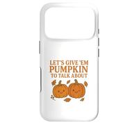 Custodia per iPhone 17 Pro Diamo 'Em Pumpkin per parlare di design