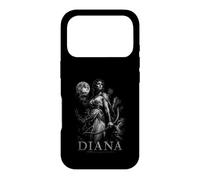 Custodia per iPhone 17 Pro Diana Luna e la dea Cacciatrice Romana | Mito del guerriero