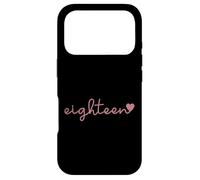 Custodia per iPhone 17 Pro Diciotto 18 anni carino per le sue donne ragazze 18 ° compleanno