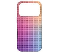 Custodia per iPhone 17 Pro Digital Aura Gradient Pink Orange Purple Pixel Energy Design