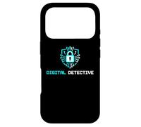 Custodia per iPhone 17 Pro Digital Detective Cybersecurity IT Specialist Analista Tech