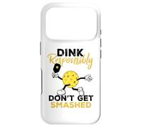 Custodia per iPhone 17 Pro Dink Responsibly Don't Get Smashed Funny Pickleball Player