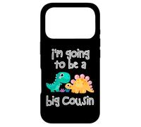 Custodia per iPhone 17 Pro Dinosaur Lovers I'm Going To Be A Big Cousin Crew Ragazze Ragazzi