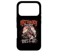 Custodia per iPhone 17 Pro Dinosauro divertente che guida l'automobile, progettazione preistorica di velocità