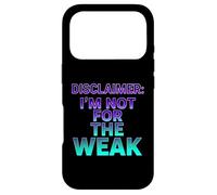Custodia per iPhone 17 Pro Disclaimer I'm Not For The Deak Retro Synthwave Design