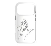Custodia per iPhone 17 Pro Disegno a una linea: mani che raccontano storie