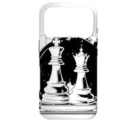 Custodia per iPhone 17 Pro Disegno della regina e del re degli scacchi