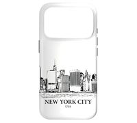 Custodia per iPhone 17 Pro Disegno di paesaggio urbano di New York