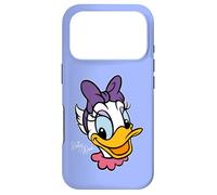 Custodia per iPhone 17 Pro Disney Daisy Duck Big Face Retro Character Trip Matching