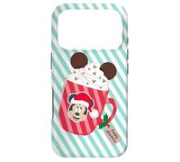 Custodia per iPhone 17 Pro Disney Mickey Mouse Hot Chocolate Cocoa Mug Happy Christmas