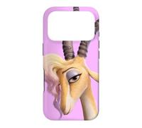 Custodia per iPhone 17 Pro Disney Zootopia 2 Gazelle Pop Star Big Face Purple-Pink