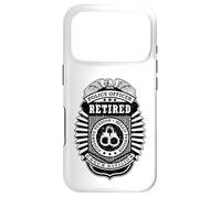 Custodia per iPhone 17 Pro Distintivo ufficiale di polizia in pensione divertente Hello Pension Cop