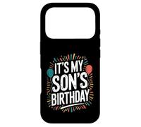 Custodia per iPhone 17 Pro Distressed It's My Son's Birthday Vintage Men Women Kids