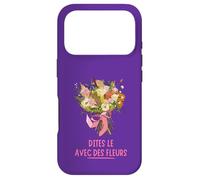 Custodia per iPhone 17 Pro Dites Le Avec Des Fleurs Fleuriste Bouquet Composition