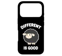Custodia per iPhone 17 Pro Diverso è Buono Divertente Carino Nero Colorato Pecora Sii te stesso