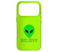 Custodia per iPhone 17 Pro DIVERTENTE ALIENO PICCOLO UOMO VERDE CREDERE
