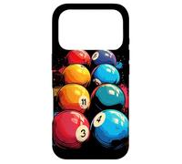 Custodia per iPhone 17 Pro Divertente Biliardo Snooker