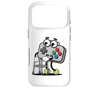 Custodia per iPhone 17 Pro Divertente controller per videogiochi retrò Kawaii Retro Gaming Design