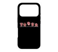 Custodia per iPhone 17 Pro Divertente Coppa Rossa Yoga Meditazione Pose