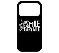 Custodia per iPhone 17 Pro divertente corridore running smile every mile cool grafica & dicendo