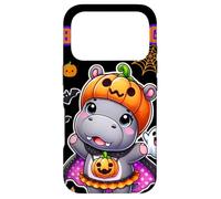 Custodia per iPhone 17 Pro Divertente costume da ippopotamo per Halloween Boo-Deng