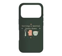 Custodia per iPhone 17 Pro Divertente cottura mentale Bake Down Baking Pun