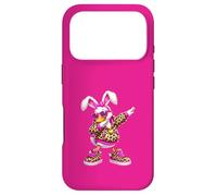 Custodia per iPhone 17 Pro Divertente Dabbing Bunny Silly Goose Felice Pasqua Ragazze Donne