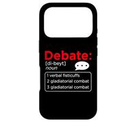 Custodia per iPhone 17 Pro Divertente dibattito squadra parlando pubblico Oratorio Discorso Dibattito