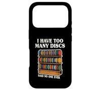 Custodia per iPhone 17 Pro Divertente disco da golf per uomo e donna I have too many disc