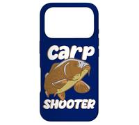 Custodia per iPhone 17 Pro Divertente Fish Hunter Carp Shooter Citazione Pesce D'acqua Dolce Fisher