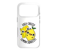 Custodia per iPhone 17 Pro Divertente gioco di parole Easy Cheesy Lemon Squeezy
