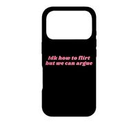 Custodia per iPhone 17 Pro Divertente Idk Come flirtare ma possiamo discutere Yapper Y2k
