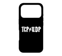 Custodia per iPhone 17 Pro Divertente ingegnere di rete Cybersecurity IT Support TCP UDP Code