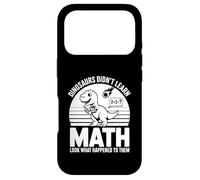 Custodia per iPhone 17 Pro Divertente insegnante di matematica - I dinosauri non hanno imparato la matematica