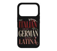 Custodia per iPhone 17 Pro Divertente italiano tedesco latina relazione dicendo romanticismo
