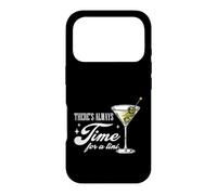 Custodia per iPhone 17 Pro Divertente Martini Cocktail Amante C'è Sempre Tempo Per Un Tini